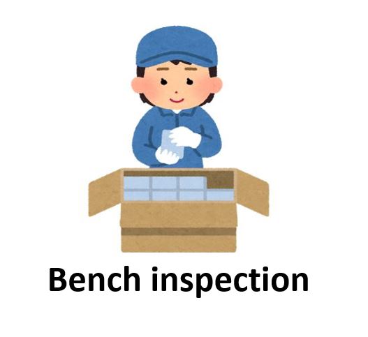 Bench inspection