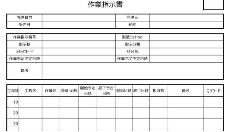 作業指示書 work instructions【イラスト図解】 | 日本のものづくり~品質管理、生産管理、設備保全の解説 匠の知恵