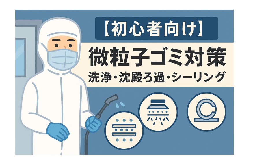微粒子ゴミ対策